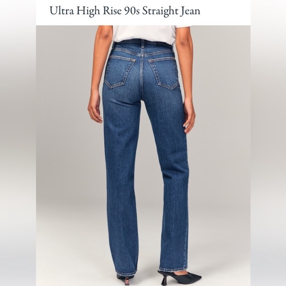 Ultra High Rise 90s Straight Jean 24S dark wash - Picture 12 of 13